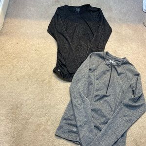 Bundle of 2 LS Athleta tops. Both size medium and are fitted